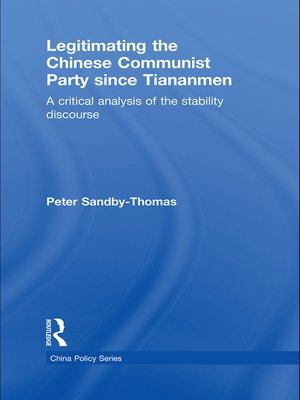cover image of Legitimating the Chinese Communist Party Since Tiananmen